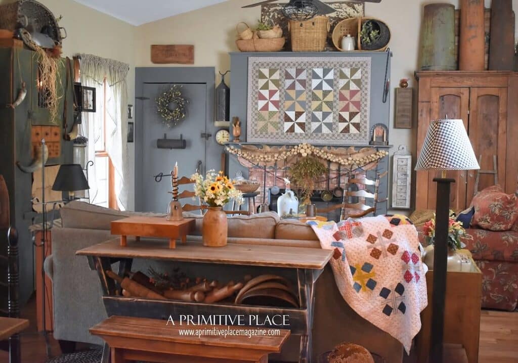 Classic Primitive Quilt Hearth