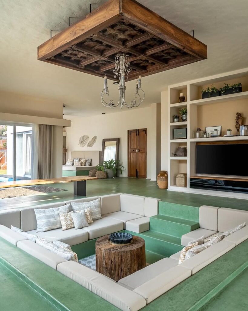 Classic Sunken Conversation Pit