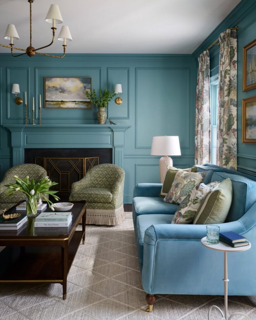Classic Teal Blue and Green Harmony