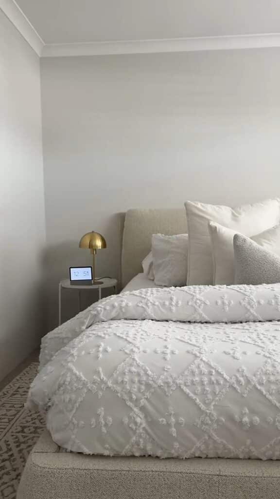 Cloud Grey Minimalist Bedroom