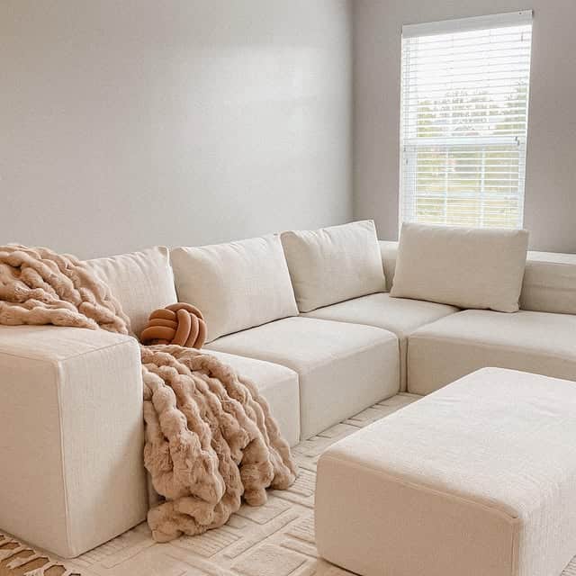 Cloud-Soft White Modular Haven Sofa
