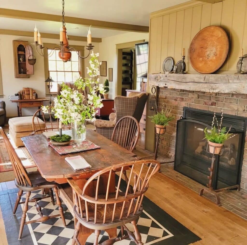 Colonial Rustic Hearth Gathering