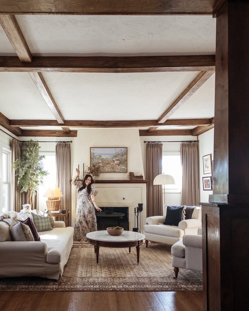Cottage Beams Cozy Warmth