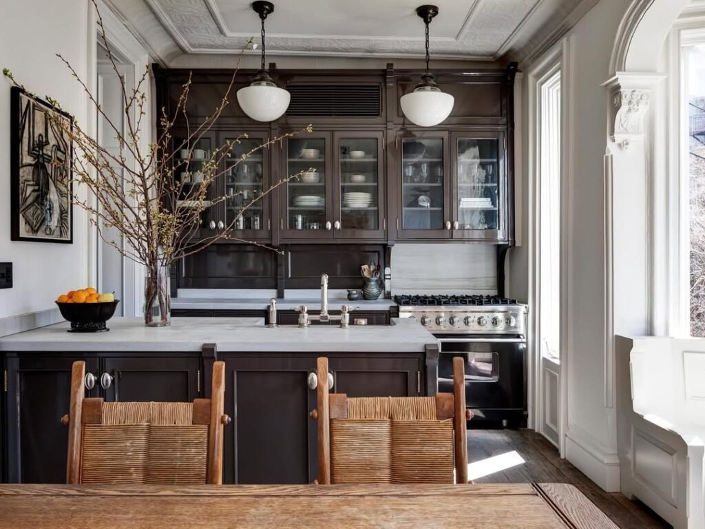 Dark Wood Heritage Kitchen