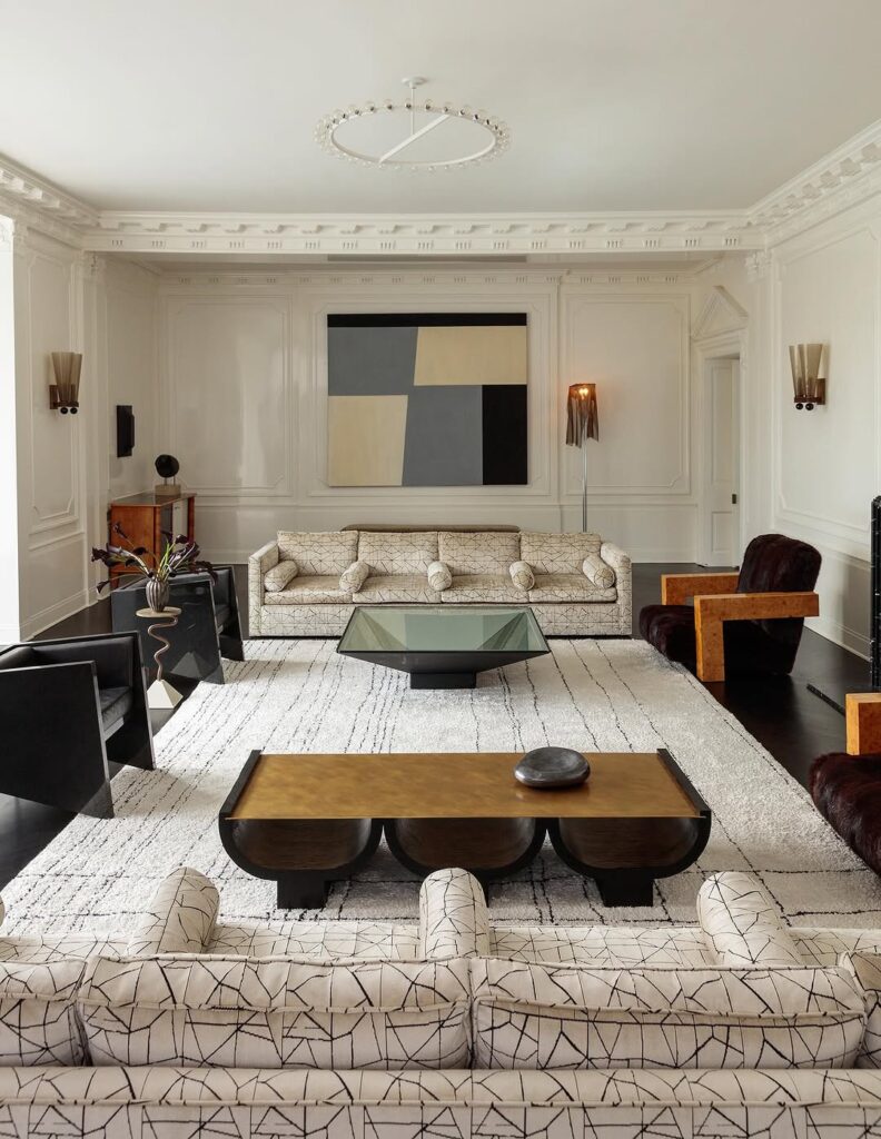 Deco Style with Graphic Modern Symmetry