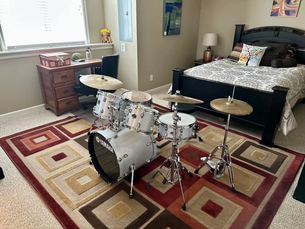 Drum Kit Bedroom Centerpiece