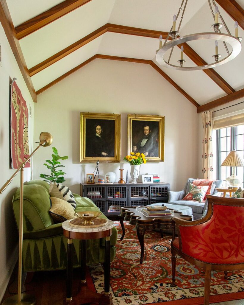 Eclectic Heirloom Sitting Room