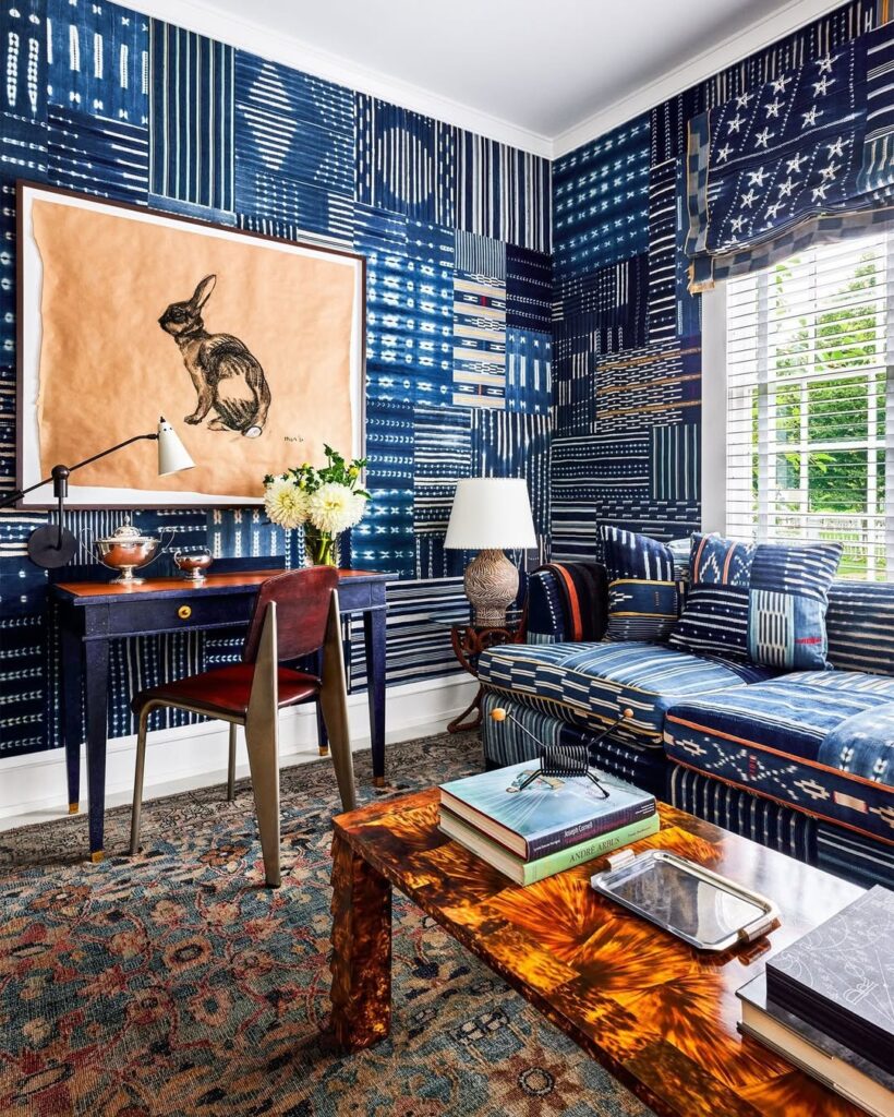 Eclectic Indigo Shared Space