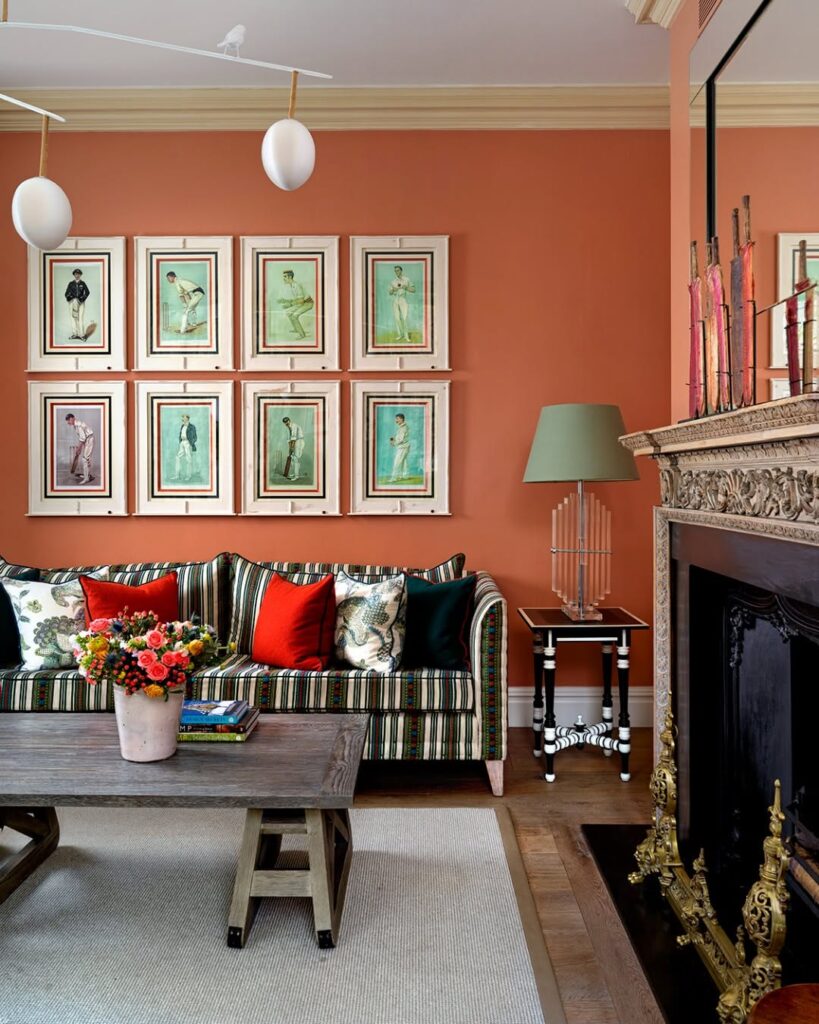 Eclectic Terracotta Vintage Backdrop