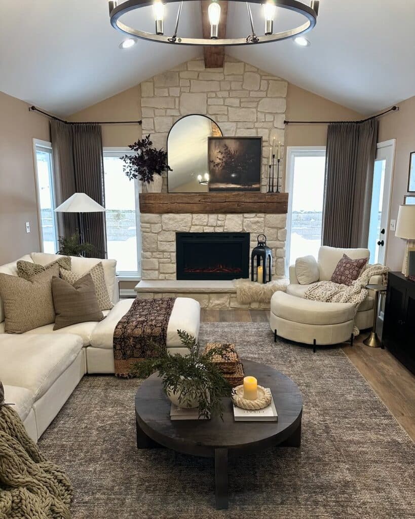 European Farmhouse Stone Hearth