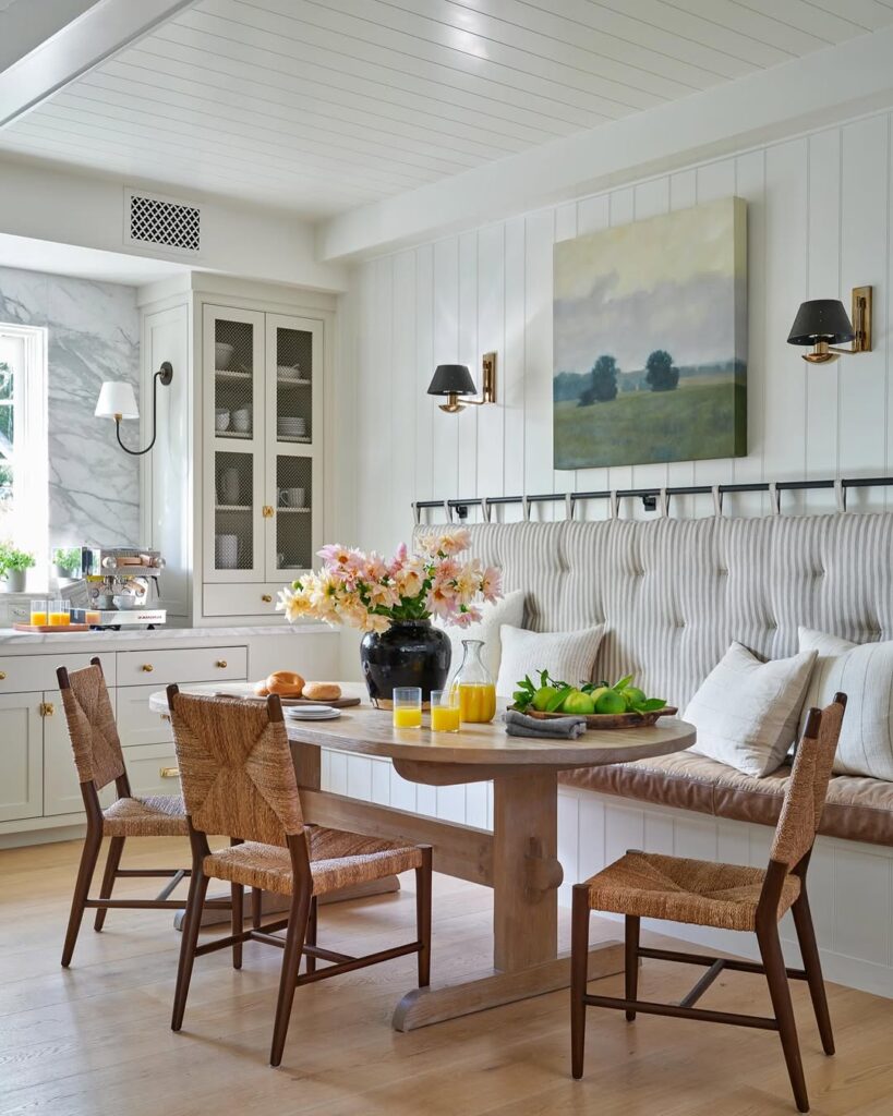 Farmhouse Breakfast Nook Seating