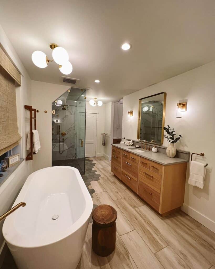 Farmhouse Double Oak Vanity