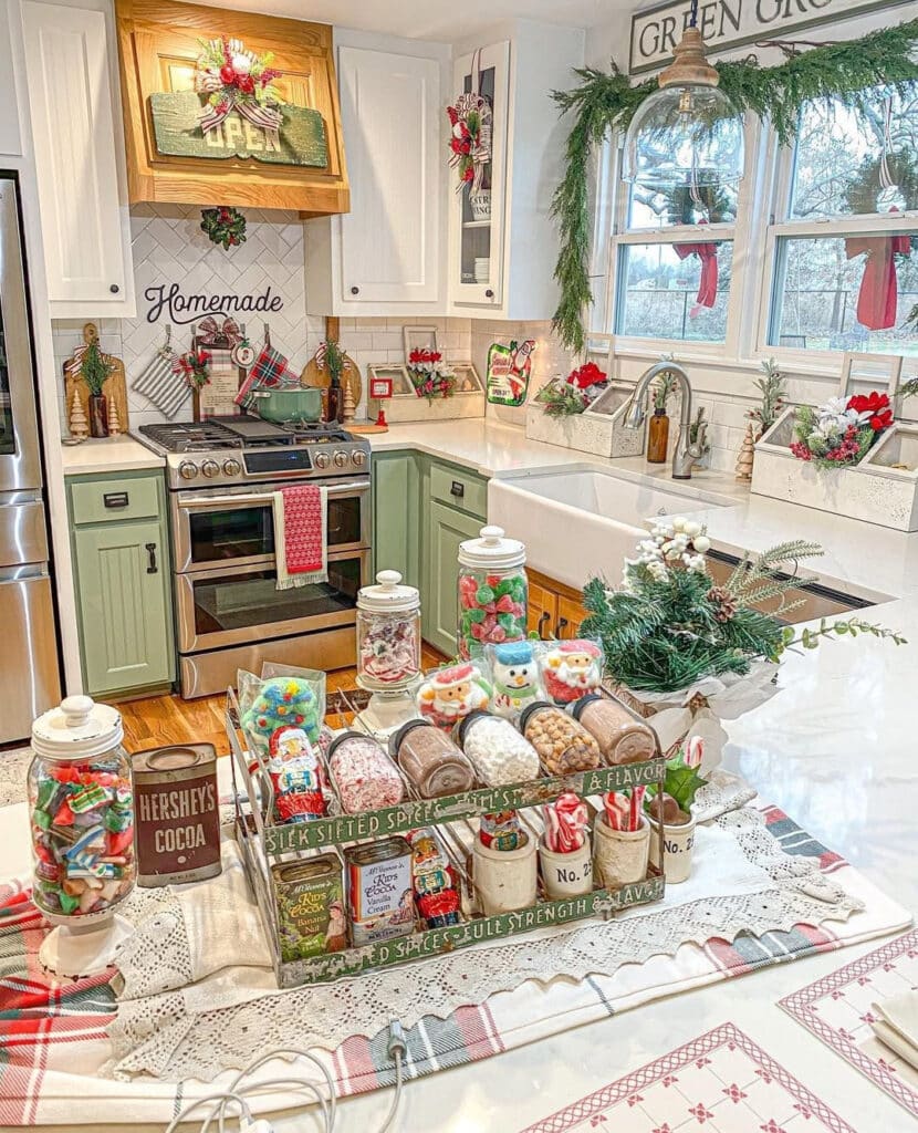Farmhouse Kitchen Cocoa Bar