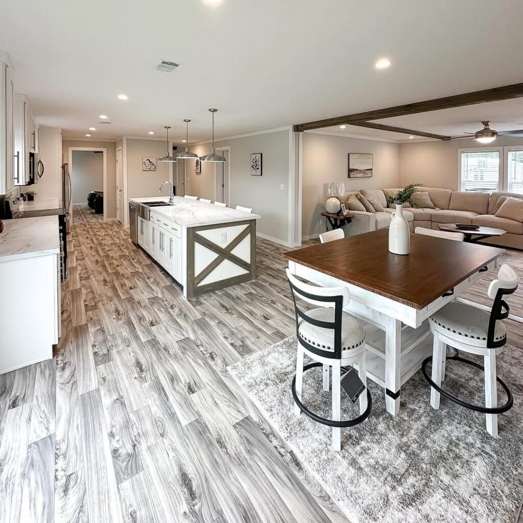 Farmhouse Mobile Home Layout