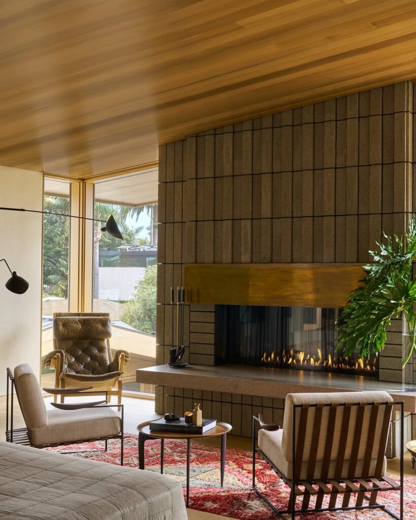 Floating Slab Linear Hearth