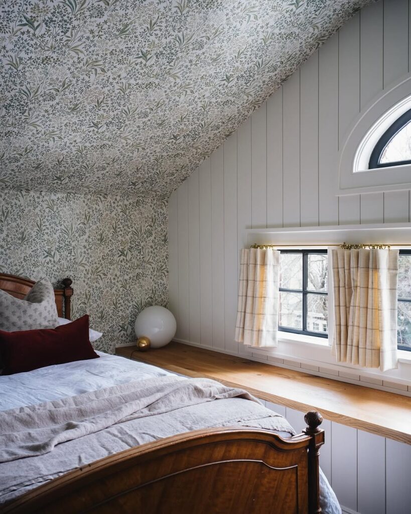 Floral Cottage Loft Bedroom
