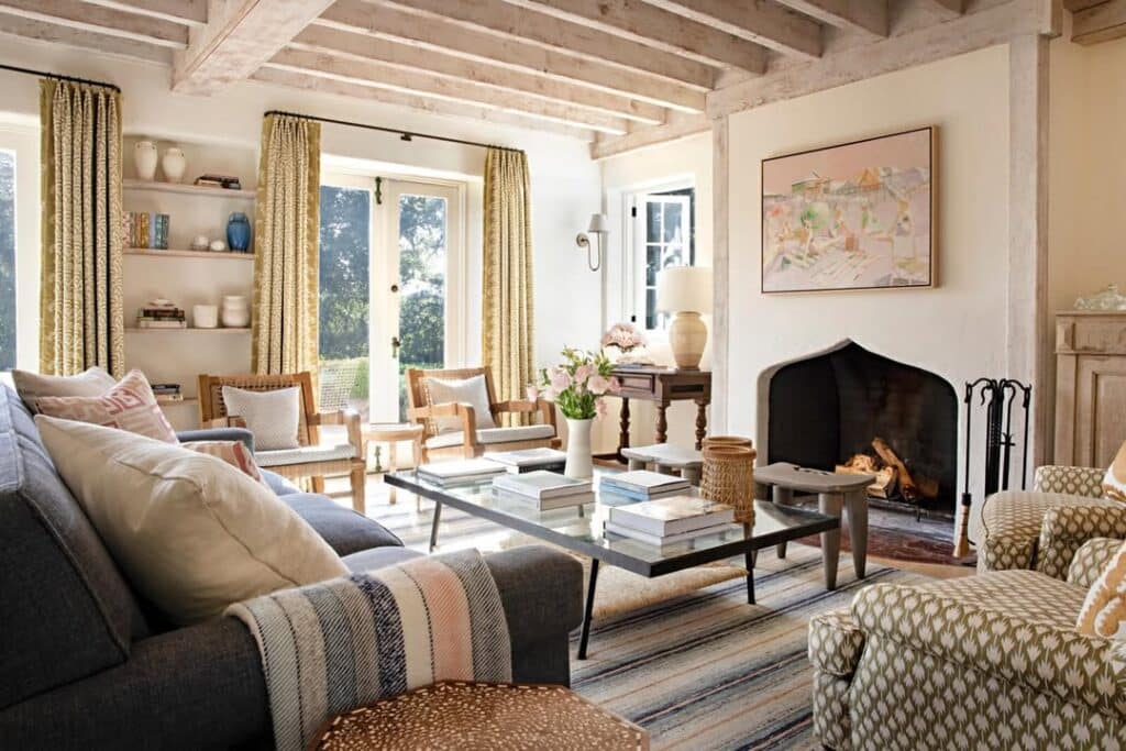 French Country Hearth Room
