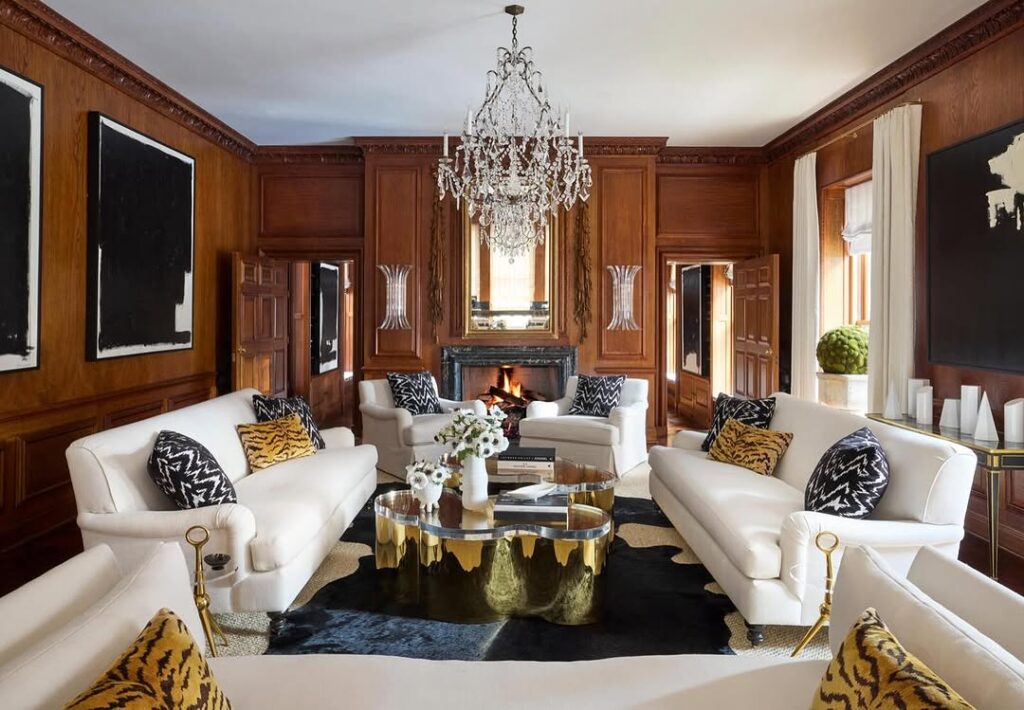 Gilded Black and White Deco