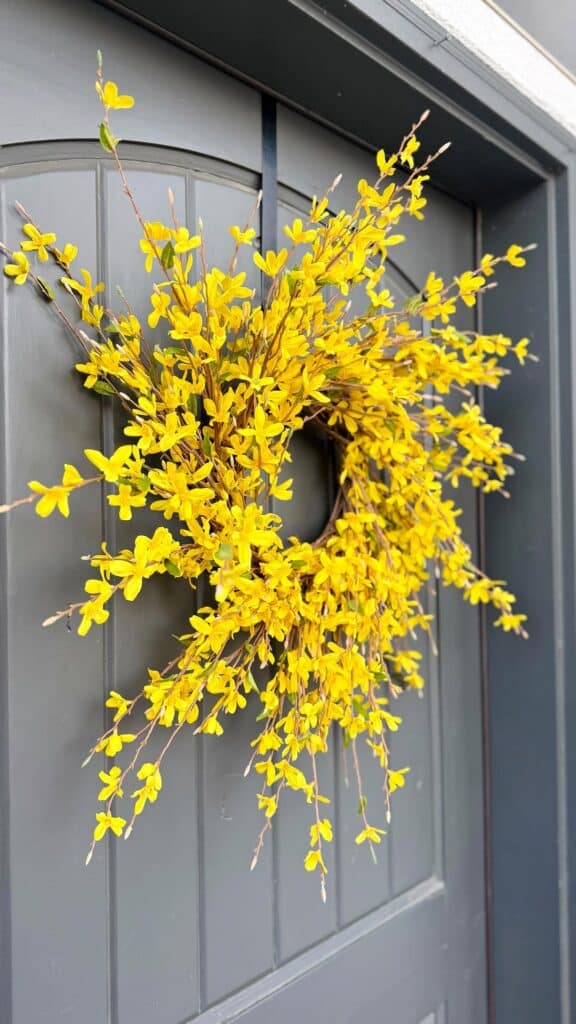 Golden Spring Burst Wreath