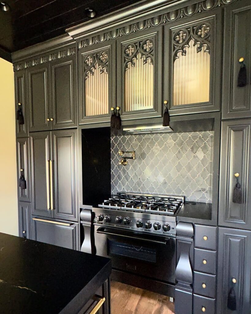 Grand Cathedral Gothic Kitchen