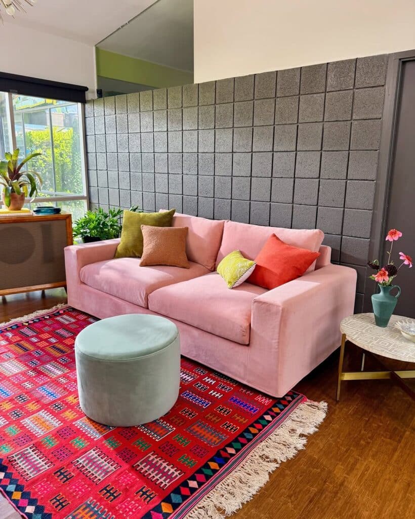 Graphite Mid-Century Accent