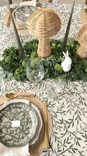 Grove Bunny Olive Spring Table