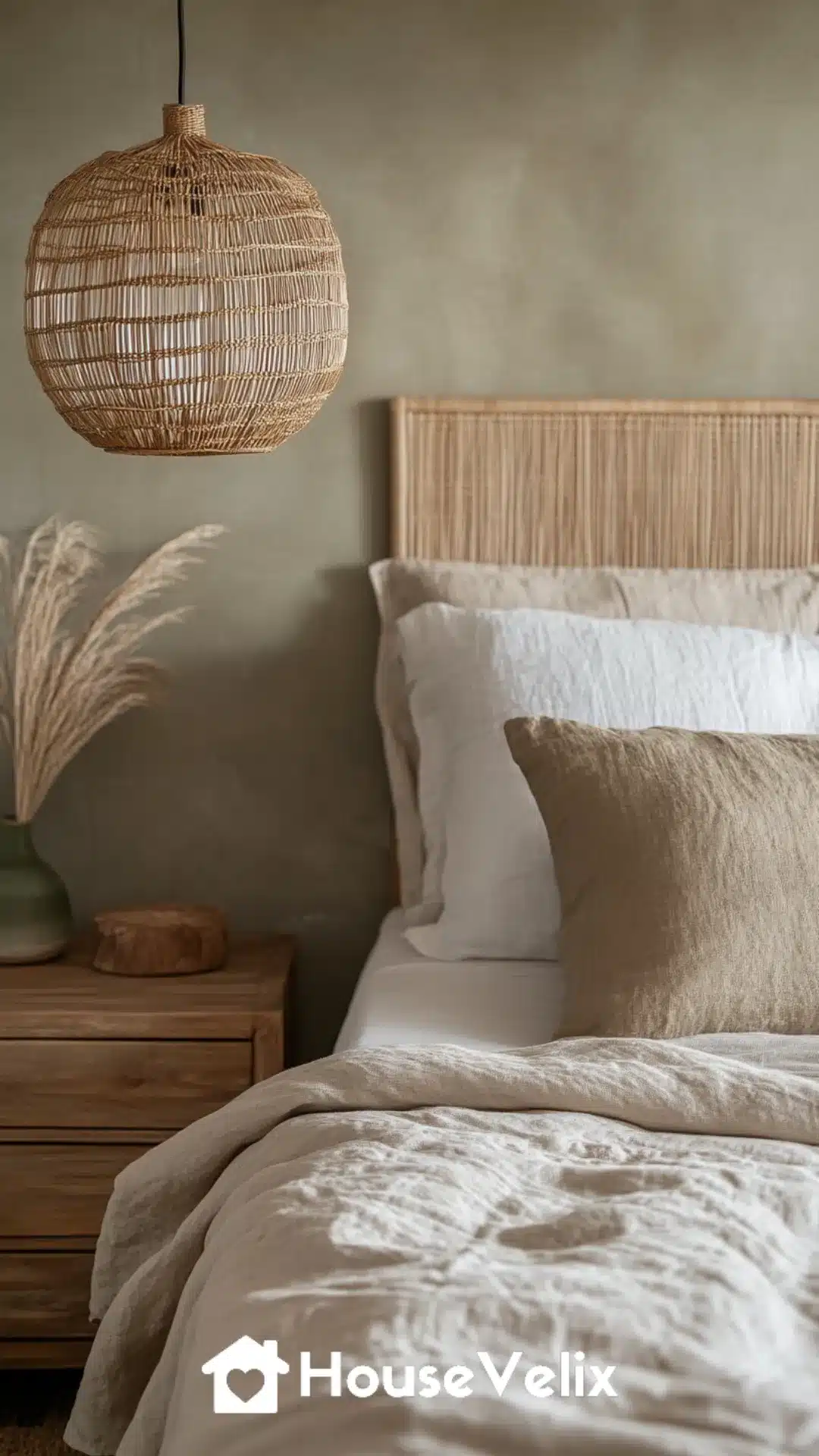Handwoven Rattan Pendant Light for Soft Ambient Glow