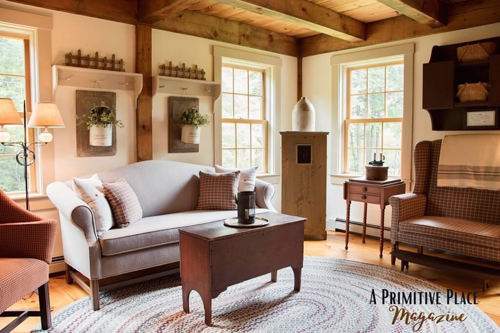 Heritage Parlor with Timber Beams