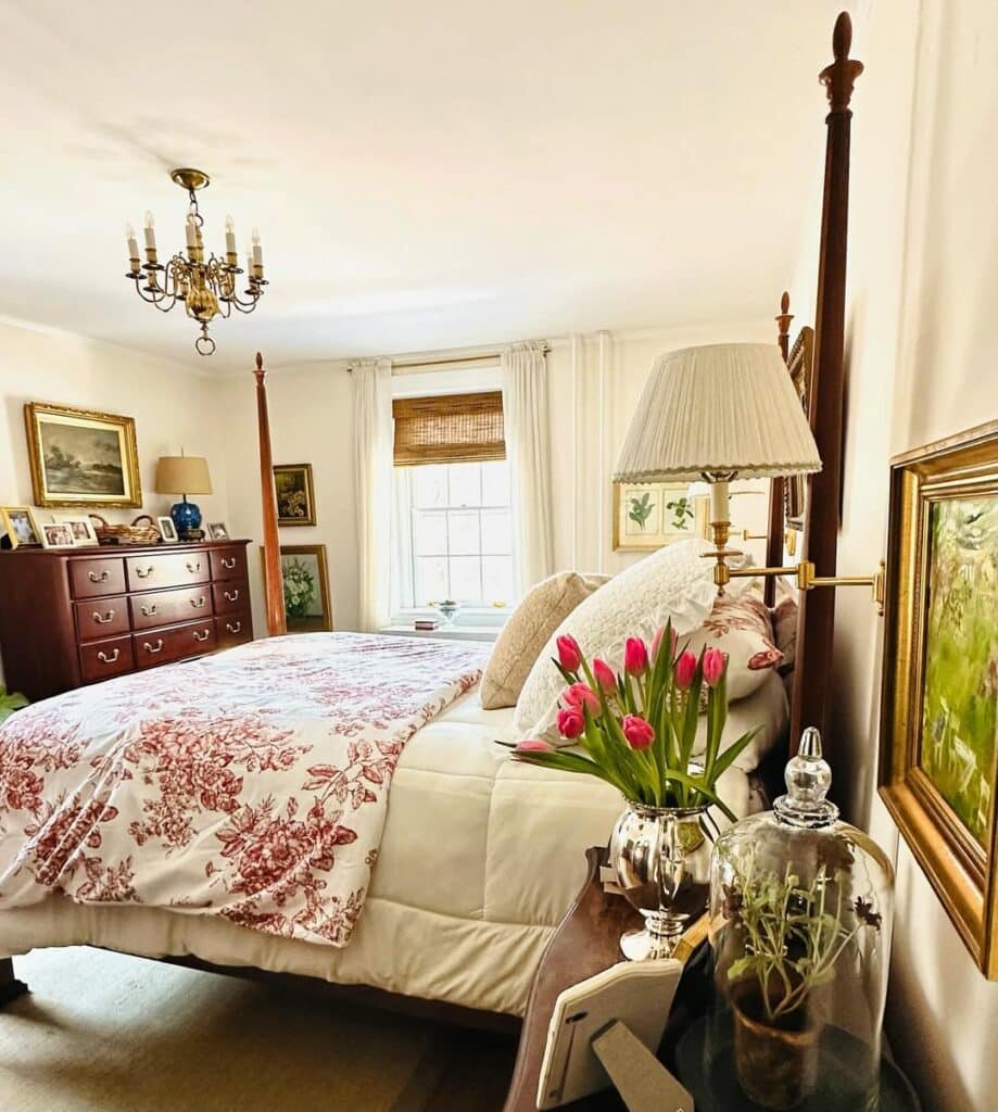 Heritage Winter Bedroom with Traditional Accents and Warm Tones