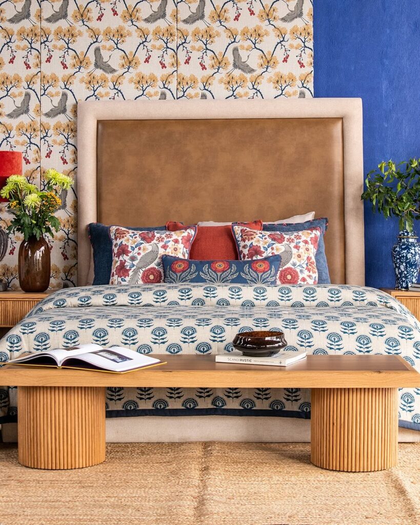 Indigo Spring Garden Artisan Bedroom