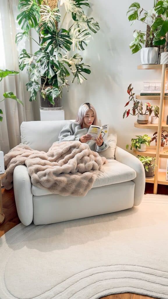 Indoor Jungle Reading Retreat