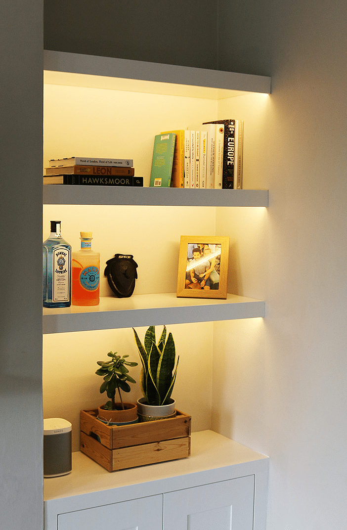 Integrated Shelving Lighting