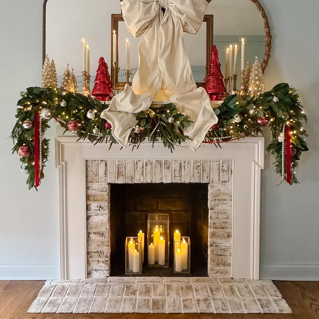 Ivory Bow Garland