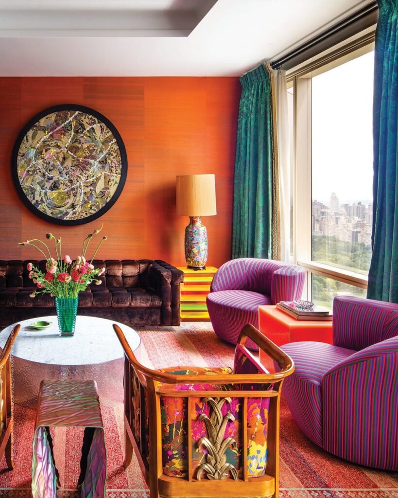 Jewel Tone Living Room