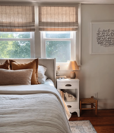 Layered Roman Shades