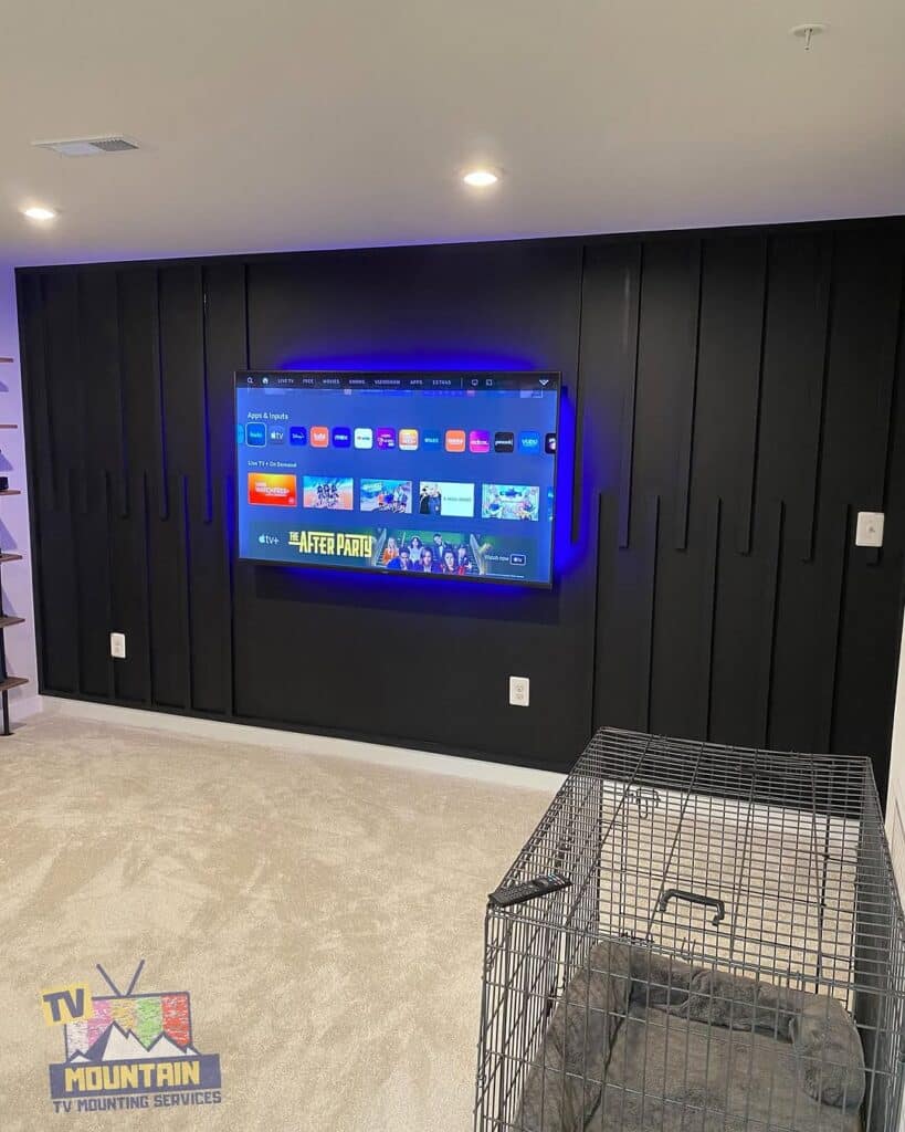 LED Panel With Matte Black Finish