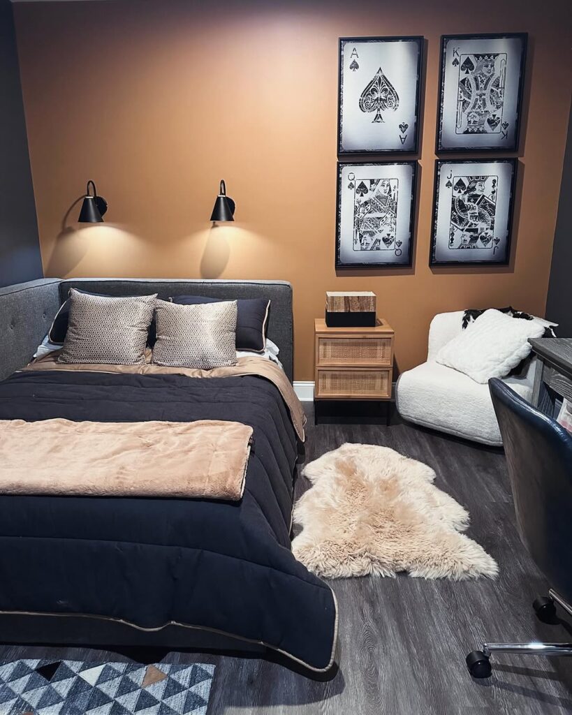 Masculine Moody Bedroom