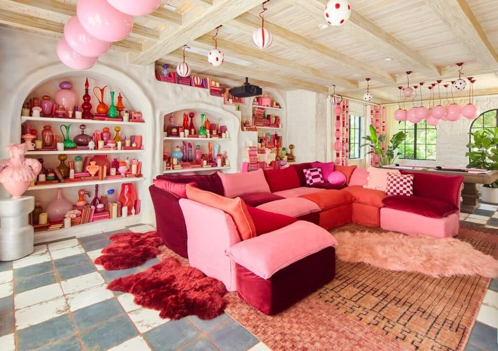 Maximalist Pink Collector's Lounge
