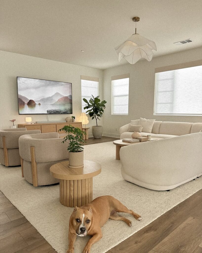 Minimal Taupe Lounge