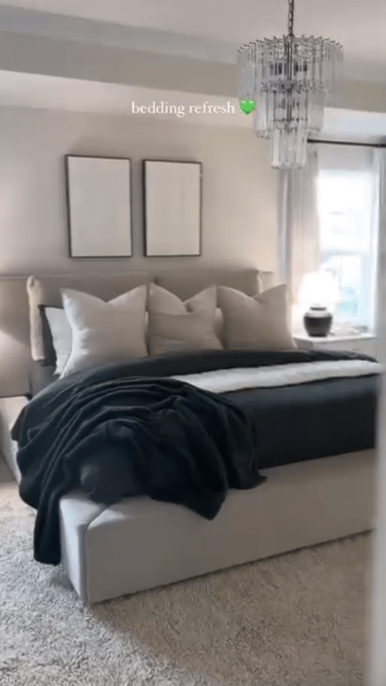 Minimalist Monochrome Grey Bedroom