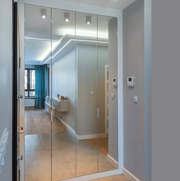 Mirrored Wardrobes for Light in Small Bedrooms