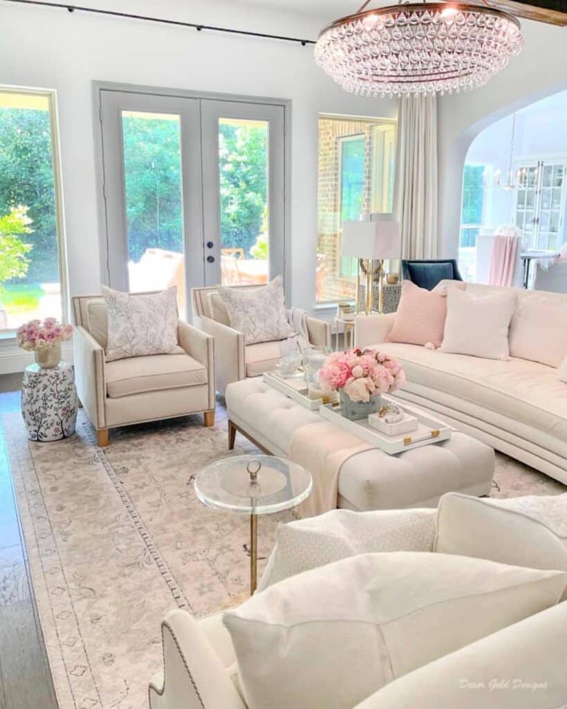 Modern Blush Neutral Lounge
