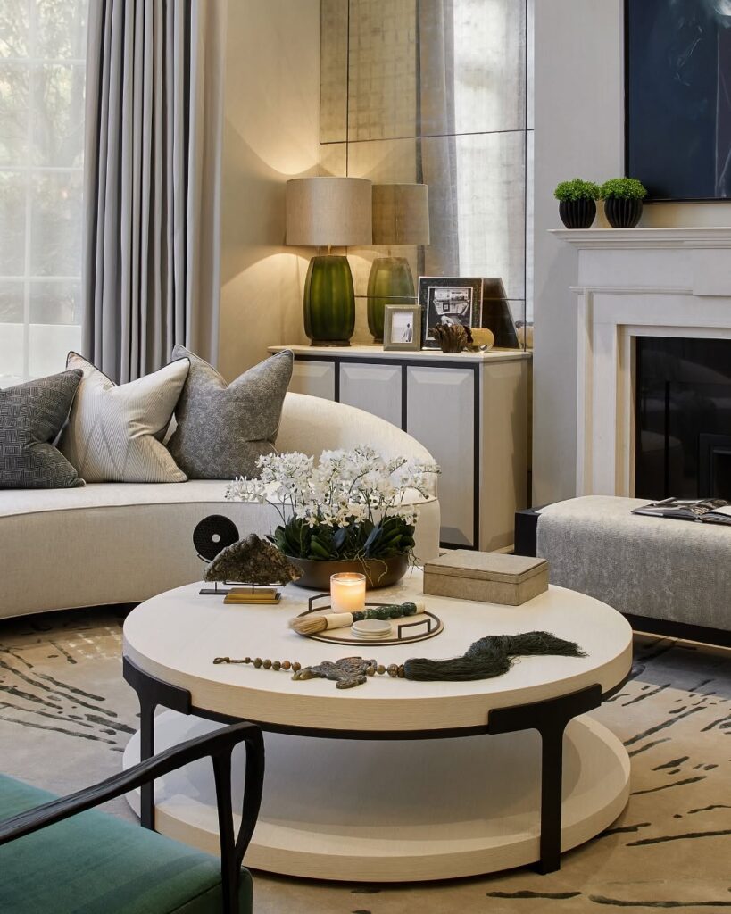 Modern Neutral Two-Tier Coffee Table
