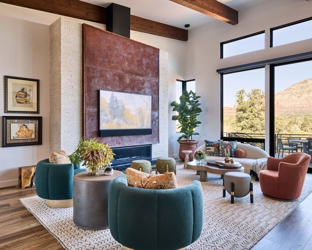 Modern Southwestern Desert Living Room