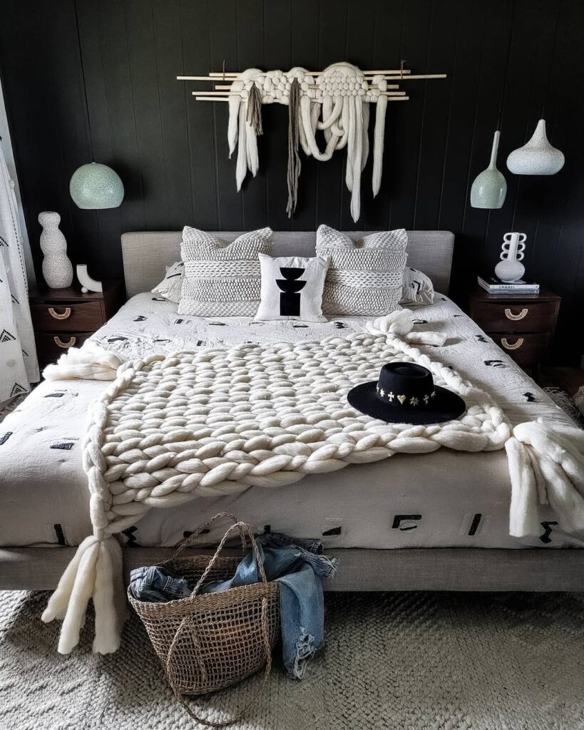 Moody Boho Bedroom Accent