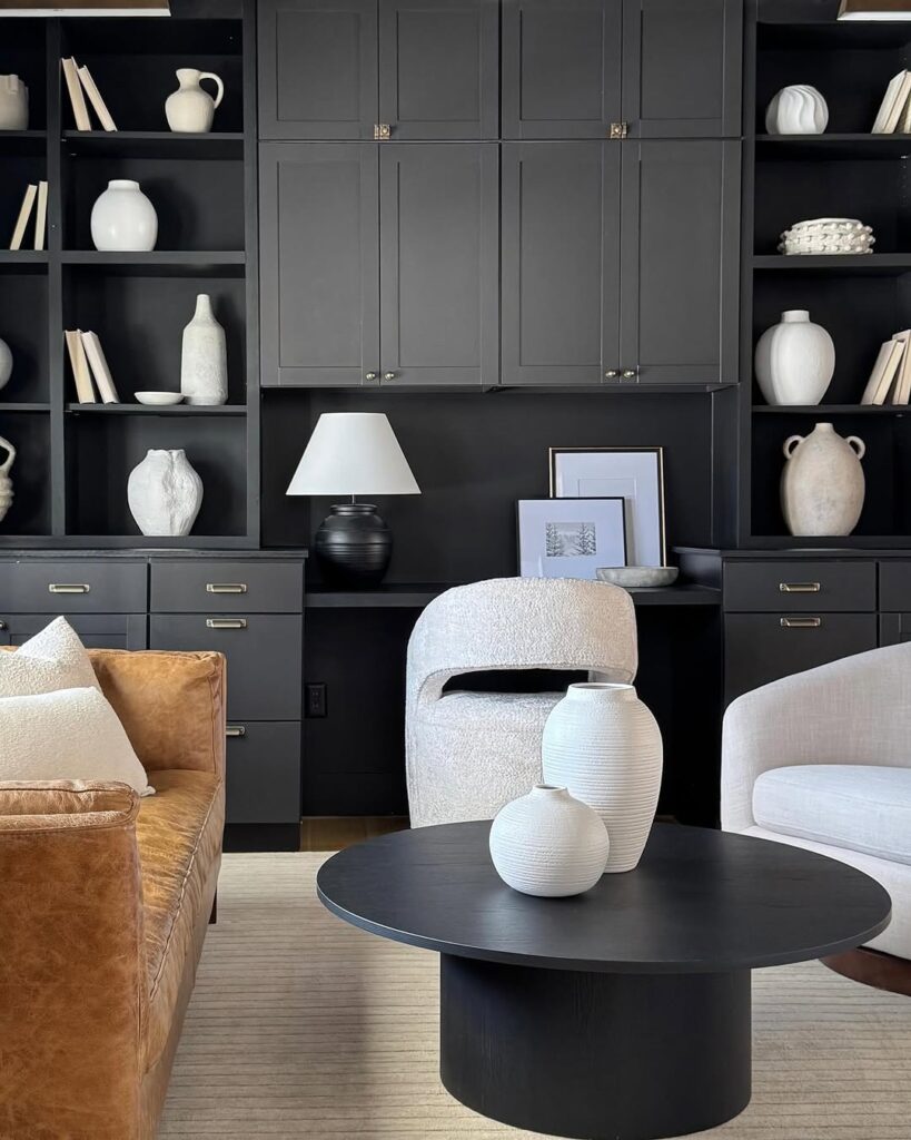 Moody Office Living Room Combo