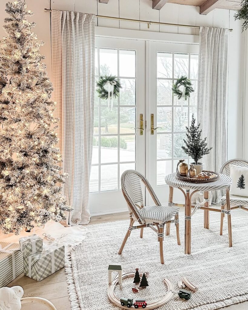 Muted Frosted Holiday Decor