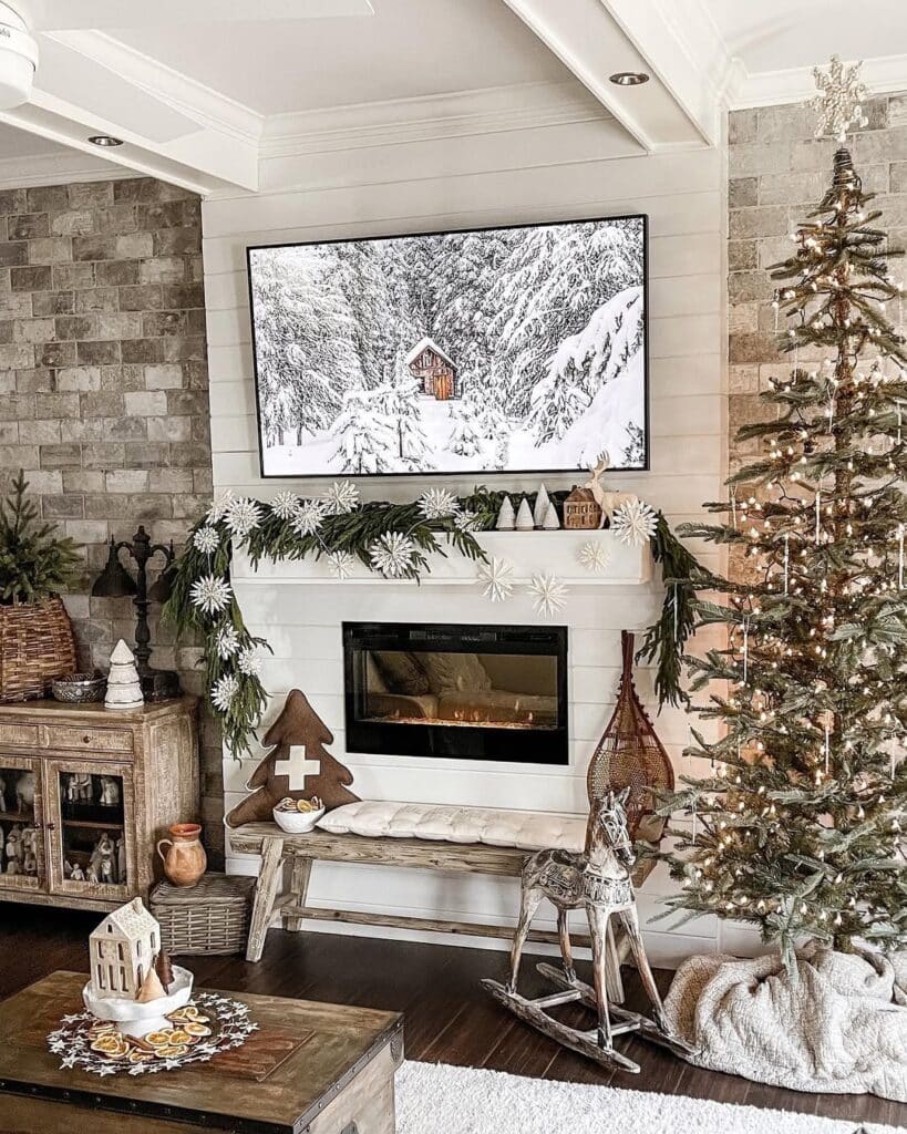 Natural Accents for Rustic Holiday Decor