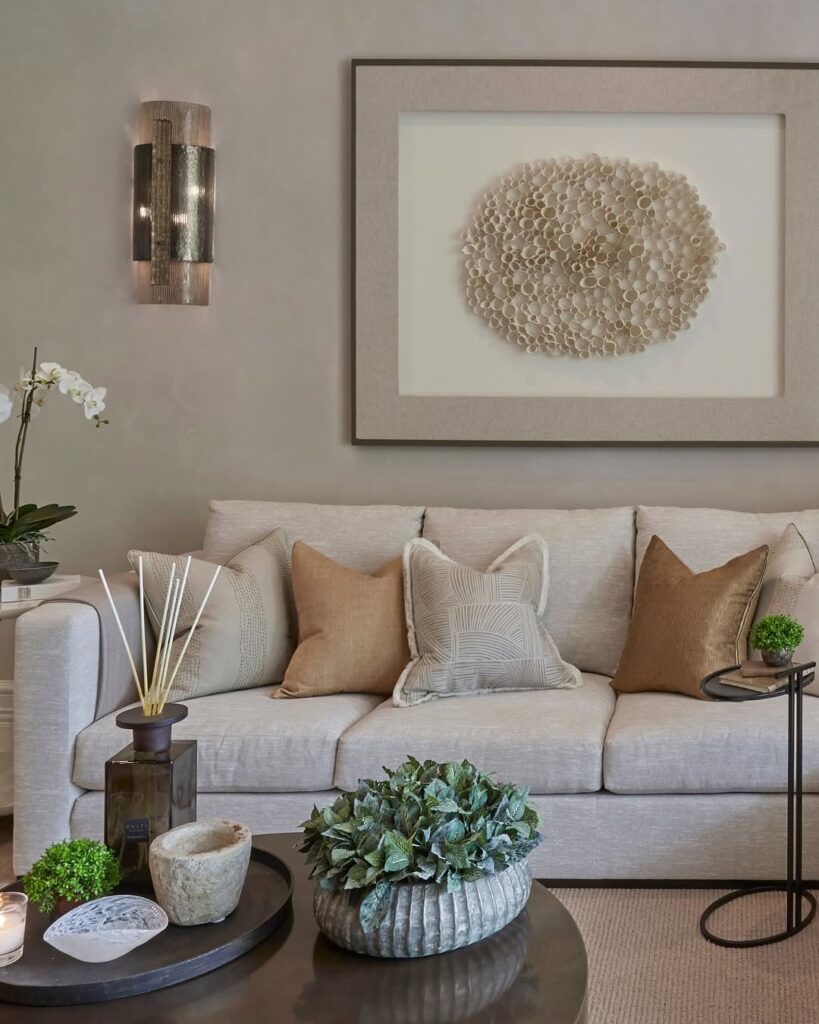 Natural Botanical Taupe Lounge