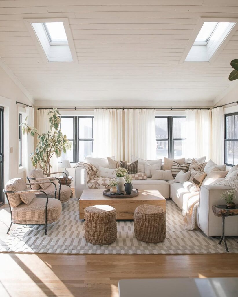 Neutral Room for Spring Gatherings